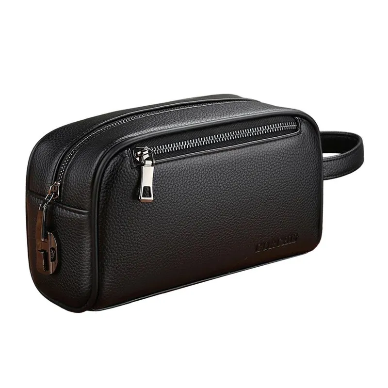 Porta-cartão De Telefone Para Bolsa Masculina Grande Capacidade Com Pulso