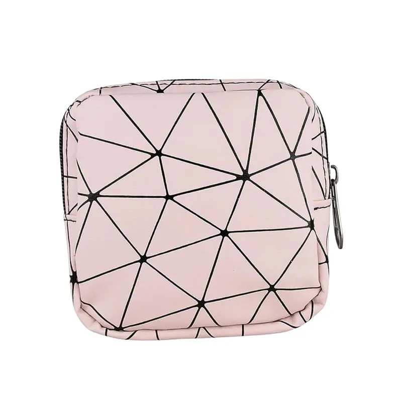 Bolsa De Armazenamento De Absorventes Higiênicos Bolsa De Menstruação Portátil Durável