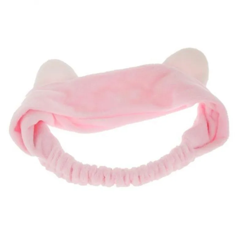 3xcat Ear Make Up Face Washing Shower Mask Hairband Snood