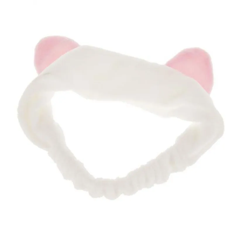 3xcat Ear Make Up Face Washing Shower Mask Hairband Snood