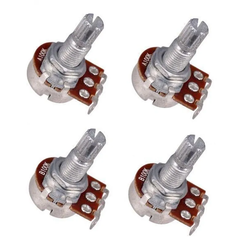 2xlong Split Shaft Electric Guitar Bass Volume Tone Control