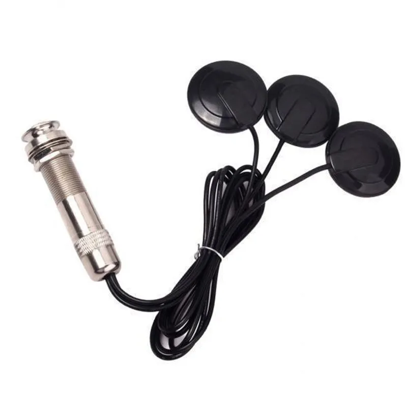 Transdutor 2x6,35mm Captador Piezo 3 Para Violão