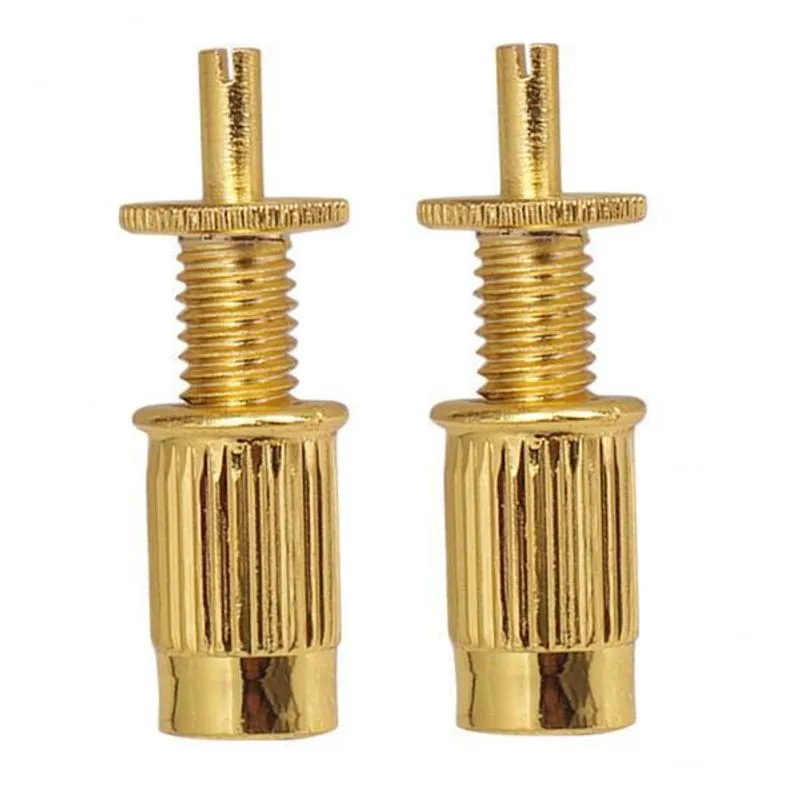 Pinos E Âncoras De Ponte De Guitarra 2x2 Peças Para Ponte Lp Epi