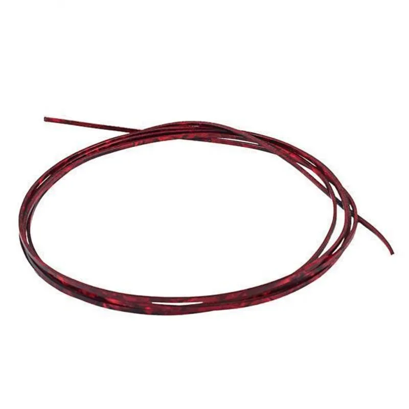 2xfita De Purfling De Encadernação De Guitarra Plástica Vermelha