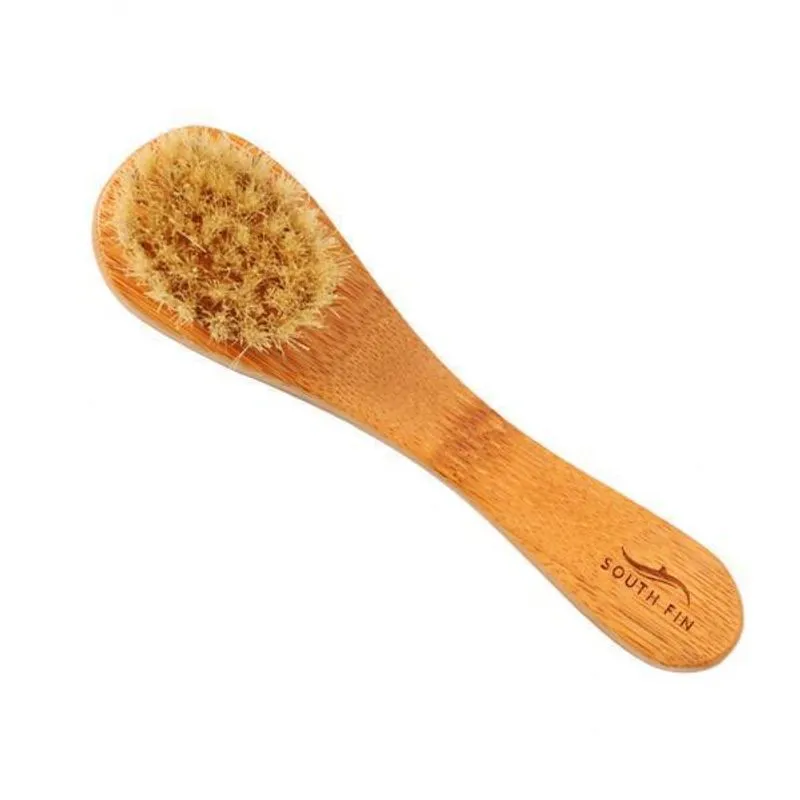 2xpele De Escova Facial Esfoliante De Limpeza De Bambu De Fibra Natural