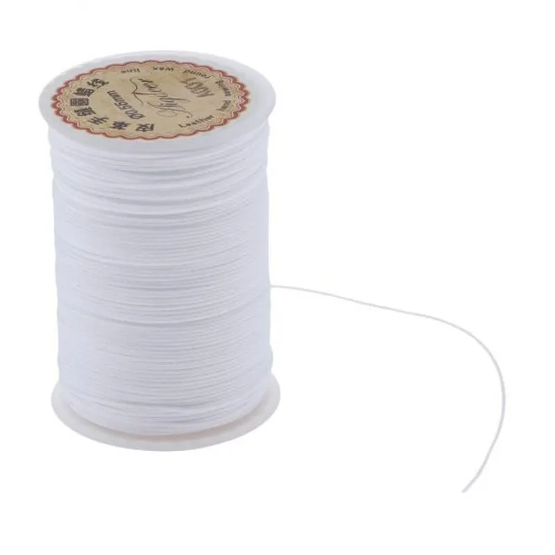 2x0,55mm Costura De Couro Linha Encerada Costura À Mão Reparo