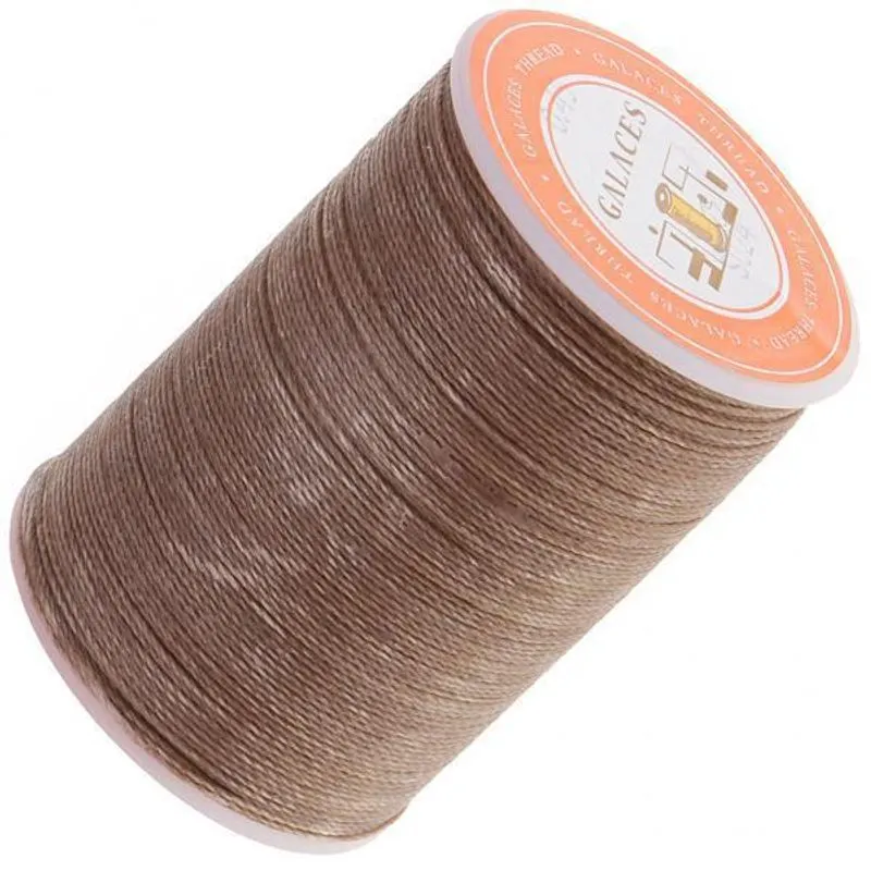 2x0,45mm Costura De Couro Linha Encerada Costura À Mão Reparo