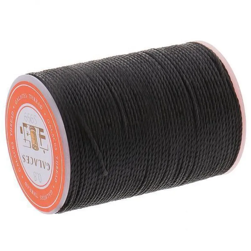 Costura De Costura De Fio Encerado De Poliéster Redondo De 2x0,8 Mm Diy