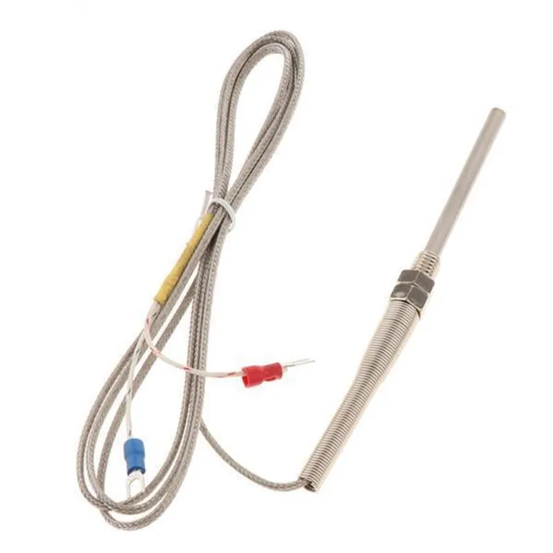 2x Sondas De Sensor De Tipo K Sensor De Termopar De Sonda De Tipo K 0