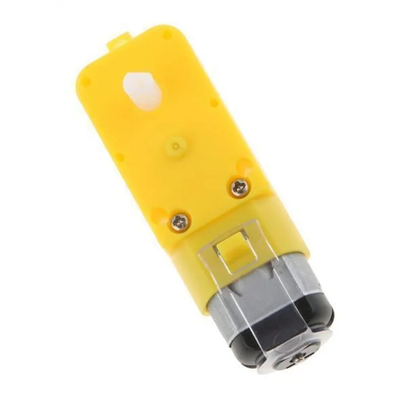 2xmotor Mini-redutor Dc3v Dc6v Amarelo Para Tração Nas Quatro Rodas
