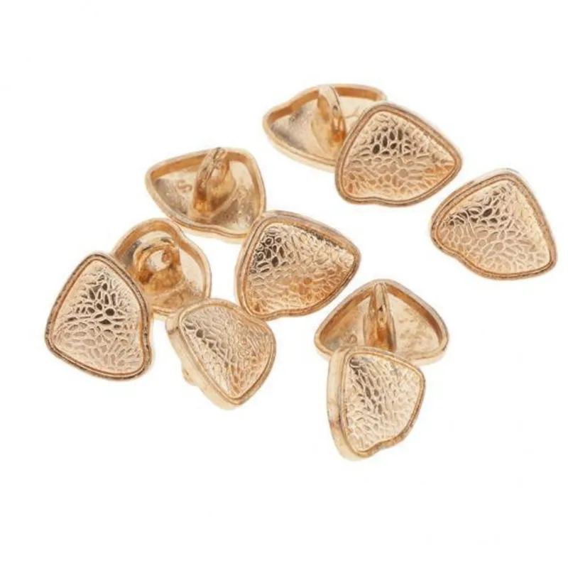 Botão De Costura Especial Em Forma De Metal 5x10 Pçs Para Bolsa De Fantasia