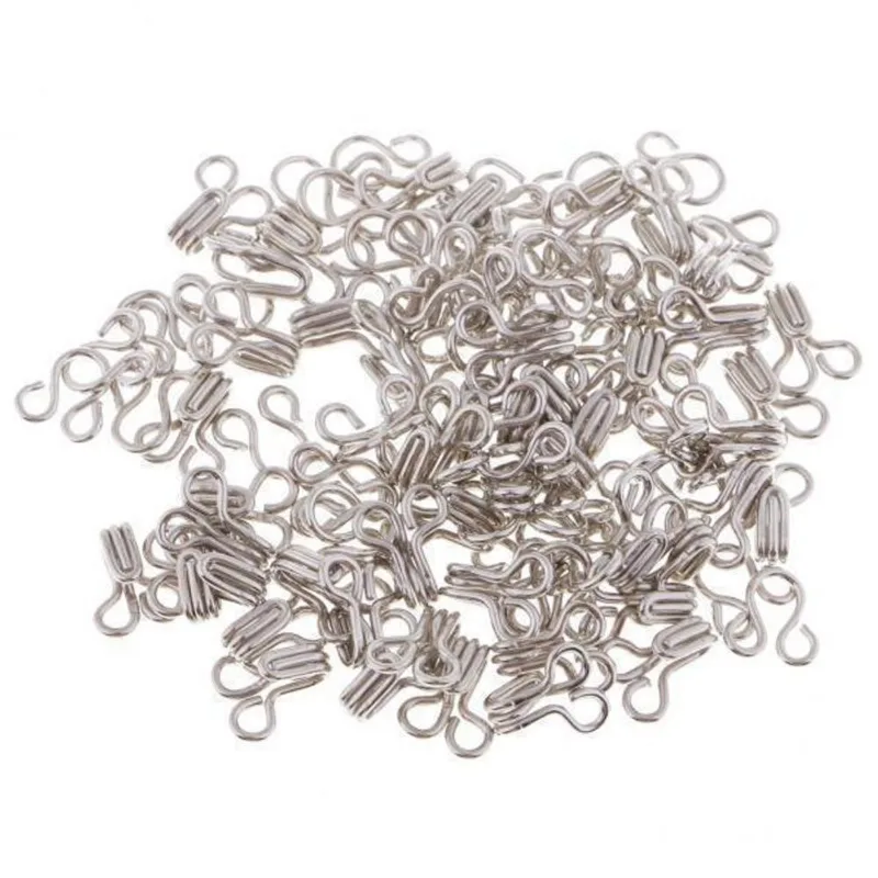 Conjunto De Ganchos De Costura E Fecho De Olhos 10x50 Para Roupas De Sutiã