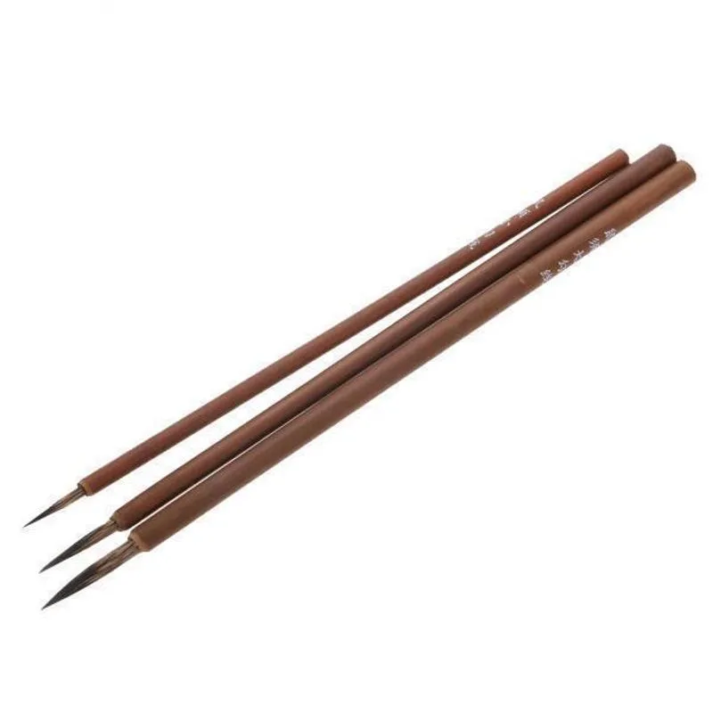 2x3 Pçs Pincéis De Whisker De Rato Pincéis De Aquarela Escova De Escrita