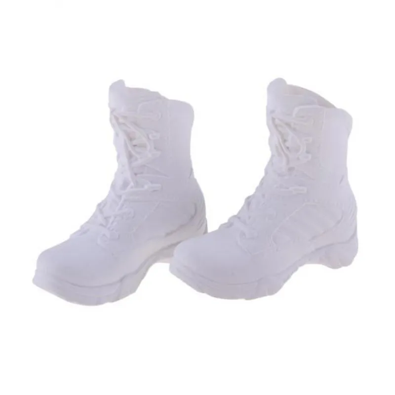 Botas De Combate De Sapatos 2x1/6 Escala Policial Para Mulher De 12''