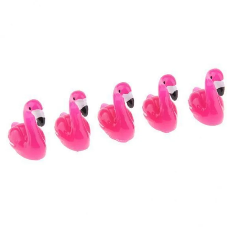 3x 5x Micro Landscape Decor Flamingo Miniature Fairy Garden
