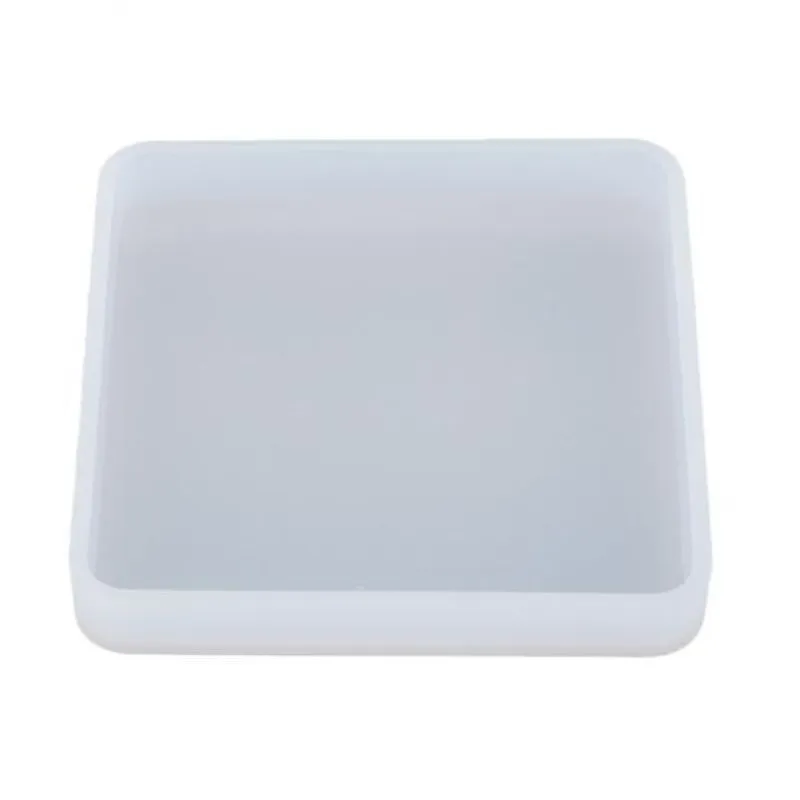 3x Molde De Silicone Molde De Resina Redondo /quadrado Para Porta-copos Diy