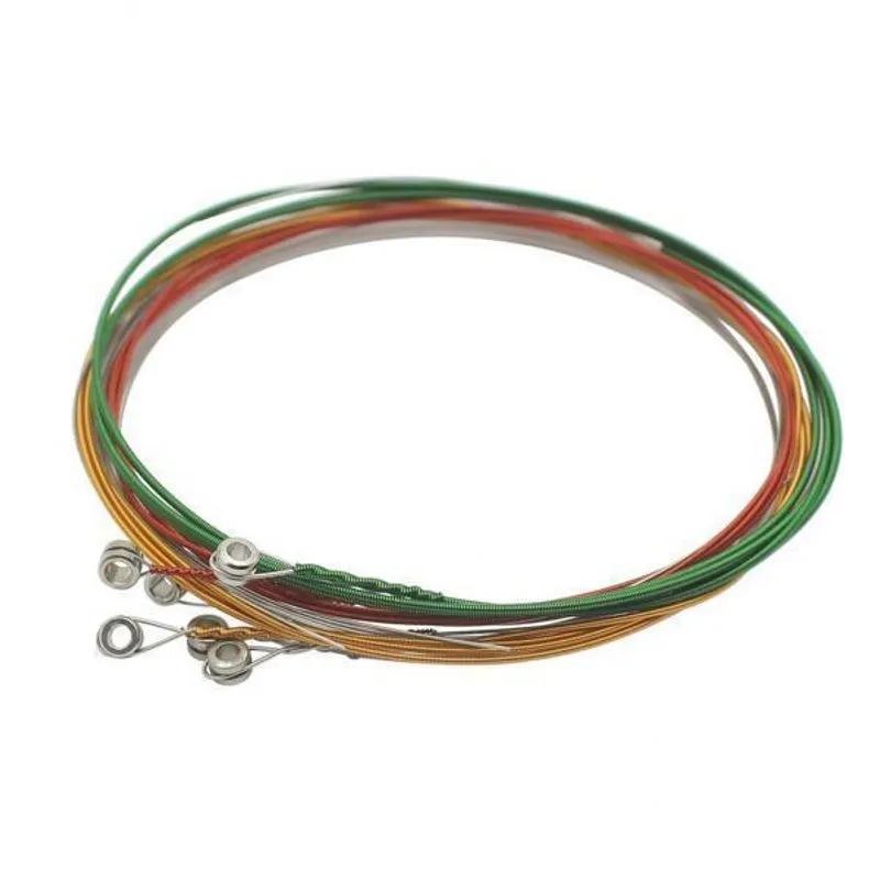 Cordas Coloridas 3x6 Peças Para Guitarra Elétrica E103