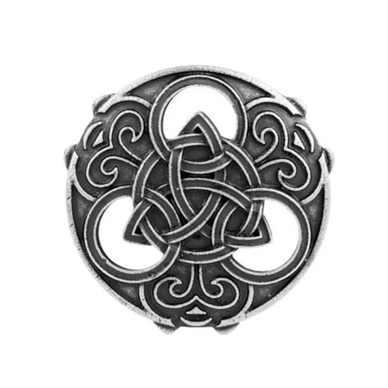 6xnorse Medieval Viking Broche Xale Casaco Capa Pin Vintage