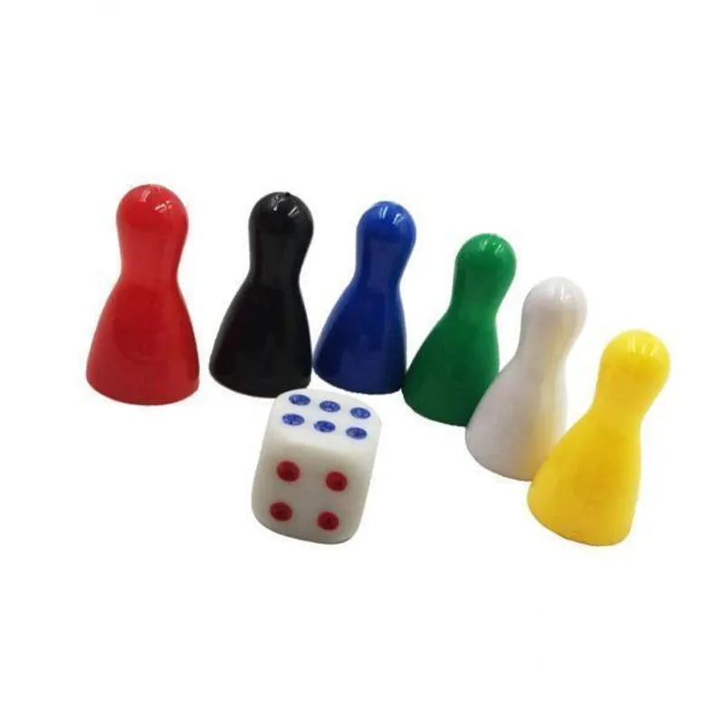 24x6 Peças De Xadrez Xadrez E 1 Jogo De Tabuleiro De Dados