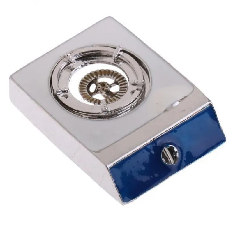 2x Brinquedos Miniatura Para Casas De Bonecas Cozinha Metal Single Gas
