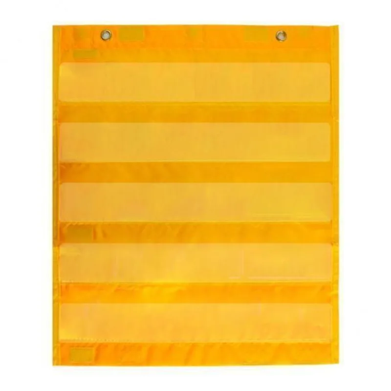 3xmagnetic Pocket Chart Double-sided Hanging Schedule Pocket