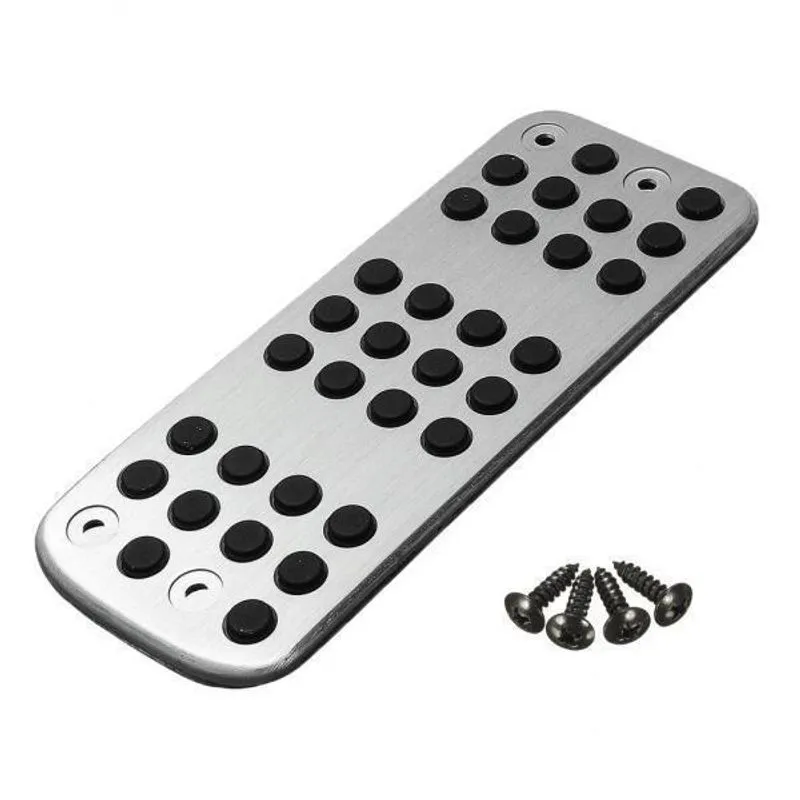 6xaluminum Alloy Foottrest Rest Dead Pedal Pad Cover For