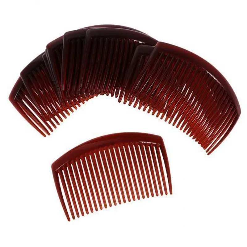 2x12 Peças Clipe De Pente De Cabelo De Plástico Feminino Slide Hairpin Hair