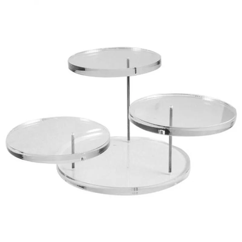 2xround Cake Stand Cupcake Stand Reutilizável Para Celebração