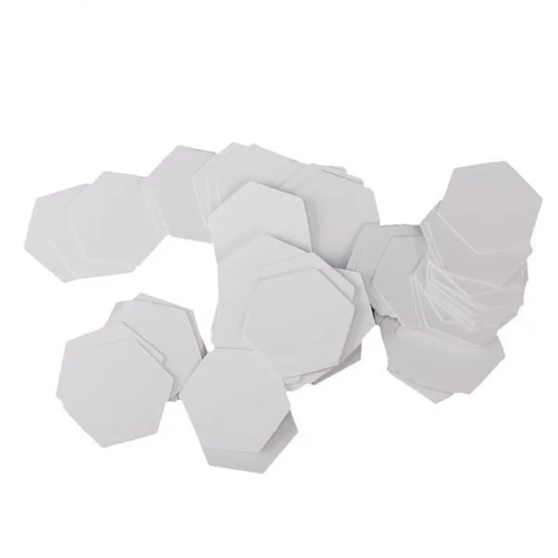 3x100 Peças Papel Hexagon Inglês Piecing Quilting
