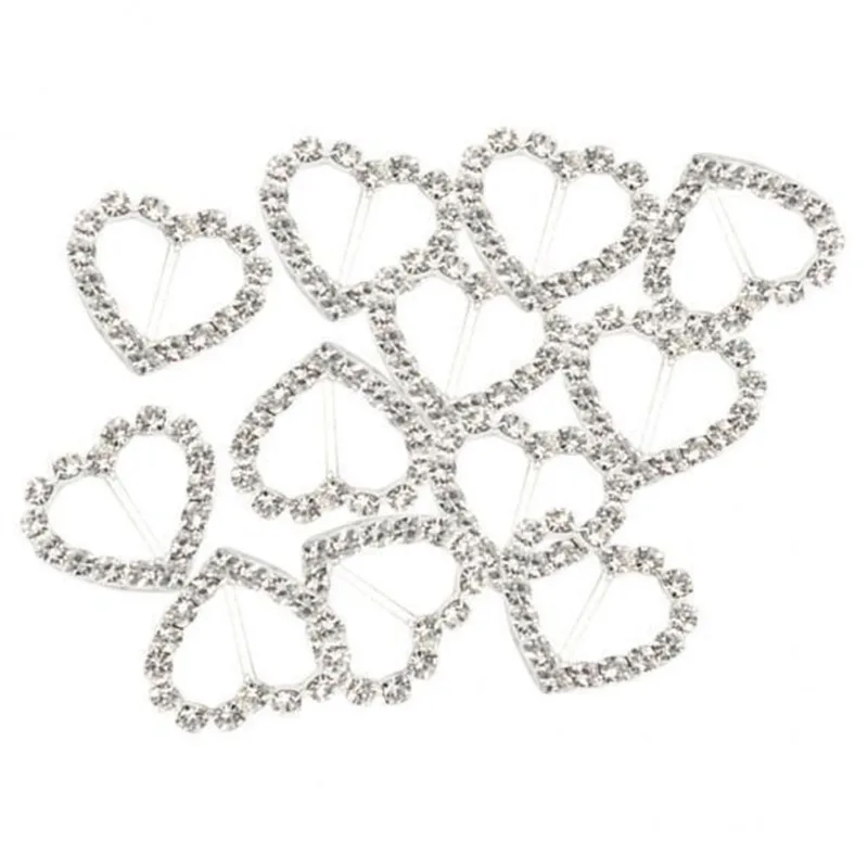 Fivelas De Fita De Strass 2x16 Peças Favores De Casamento