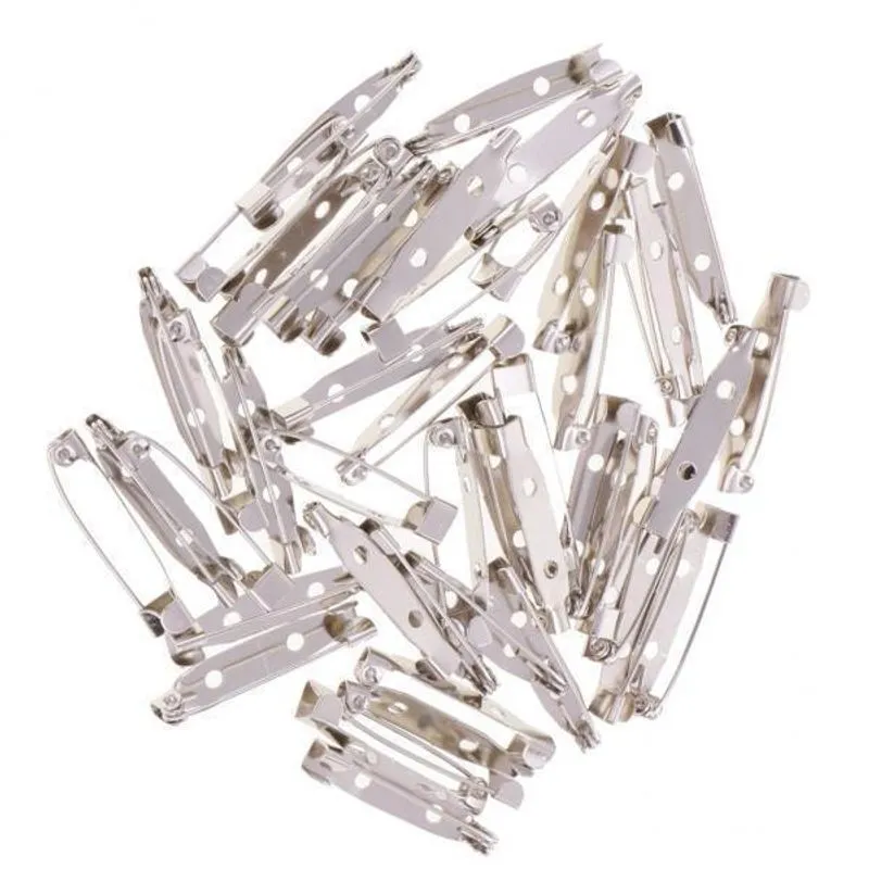 Broches Com Alfinetes De Barra De Metal 2x100 Peças Para Confecção De Joias
