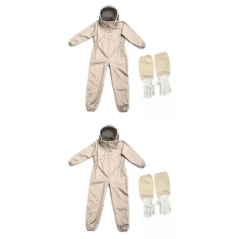 2 Peças De Roupa Protetora De Abelha À Prova De Abelha Ternos Profissional