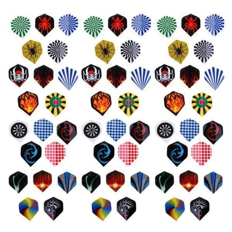 4x60 Peças Standard Dart Flights Animal De Estimação Profissional Durável