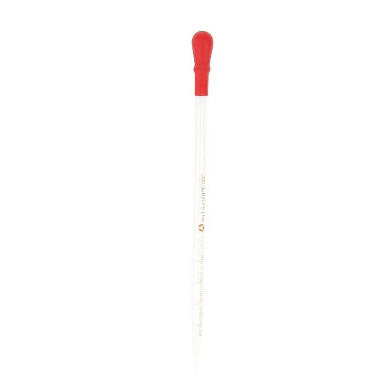 3xglass Graduated Pipette With Rubber Cap Lab Chemistry