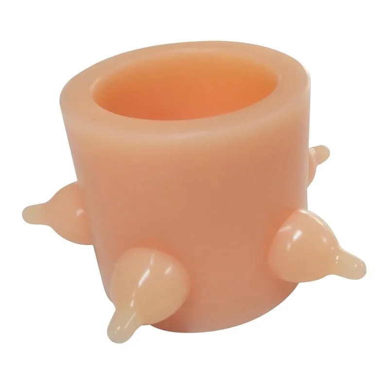 2 Peças De Tigelas De Leite Alimentadoras De Filhotes De Silicone Com Vários Mamilos Para Amamentar