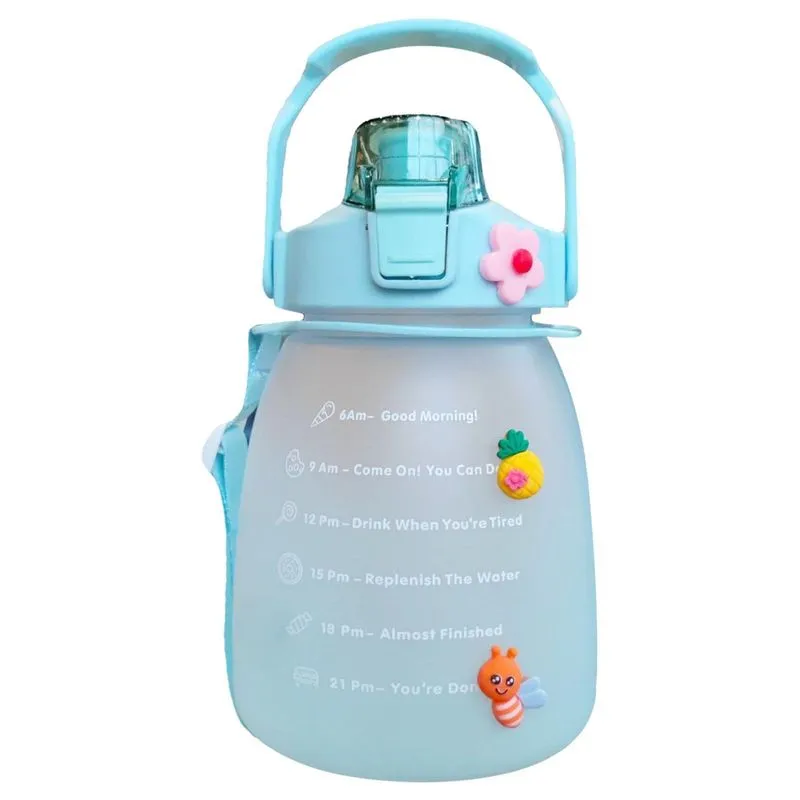 1300ml Garrafa De Água Esportiva Copo Portátil De Grande Capacidade