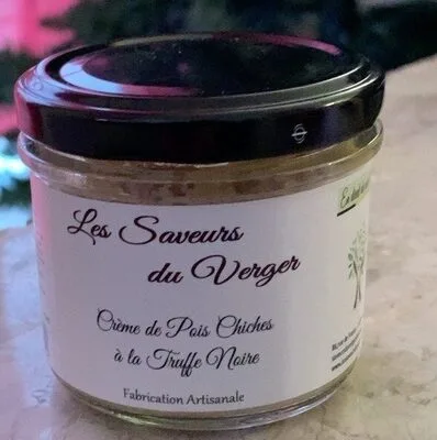 Crème de pois choches a la truffe noire