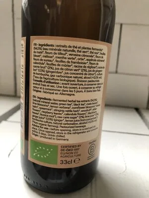 Kombucha citron kazidomi