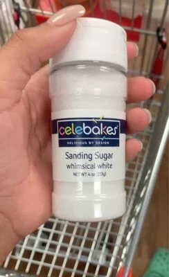 Sanding sugar whimsical white