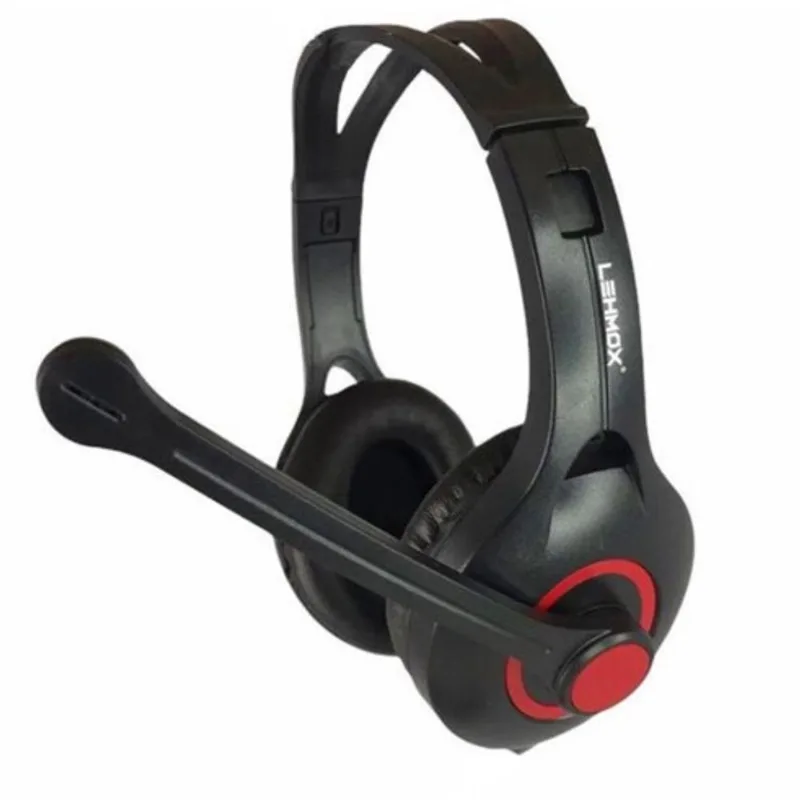 Headset gamer com microfone cabo P2 3,5mm - Lehmox