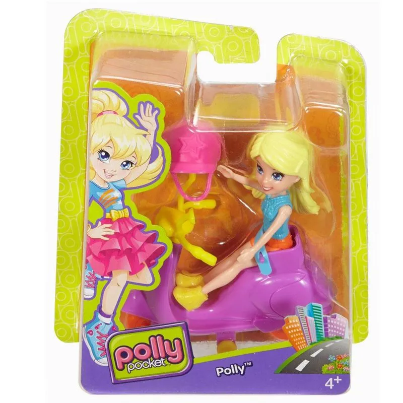 Polly Pocket Boneca Scooter Sortidas