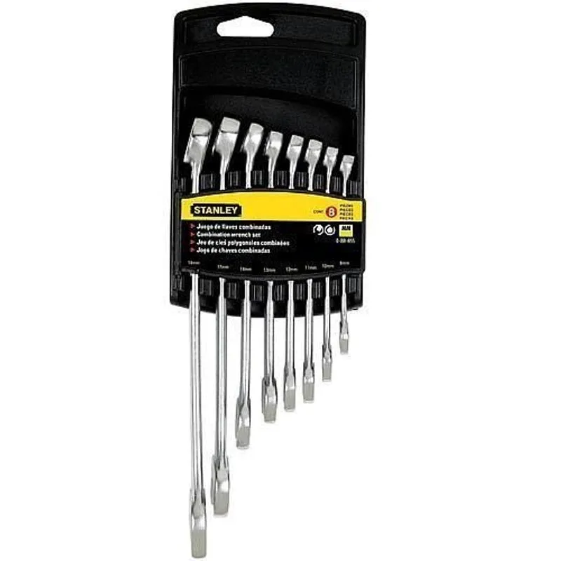 Jogo de chave combinada 8 a 19 mm com 8 peças - Stanley
