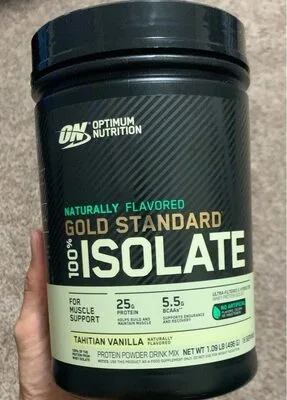 Naturally flavored gold standard 100% ISOLATE