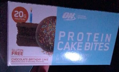 Protein Cake Bites Chocolate Birthday Cake
