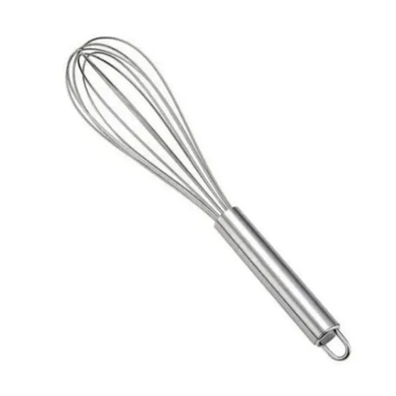 Batedor Fuet Em Aço Inox - 30 Cm