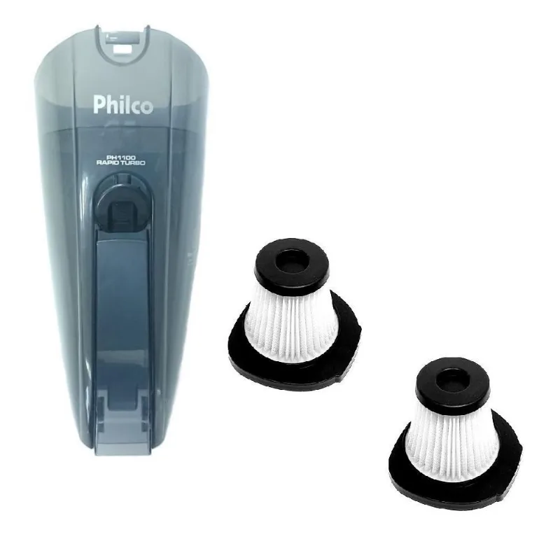 Kit Reservatório + 02 Filtros Aspirador Philco Ph1100