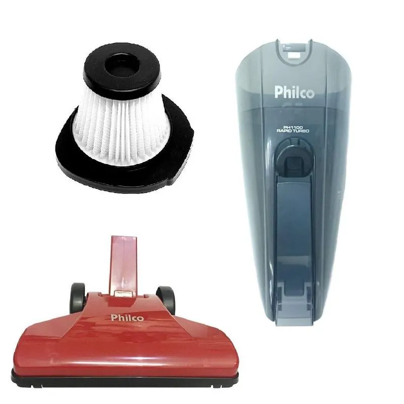 Kit Aspirador Philco Ph1100 Rapid Turbo Pas02v Pas02c