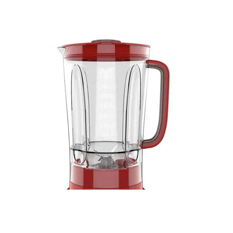 Copo Liquidificador Philco Ph900 Vermelho Com 06 Laminas