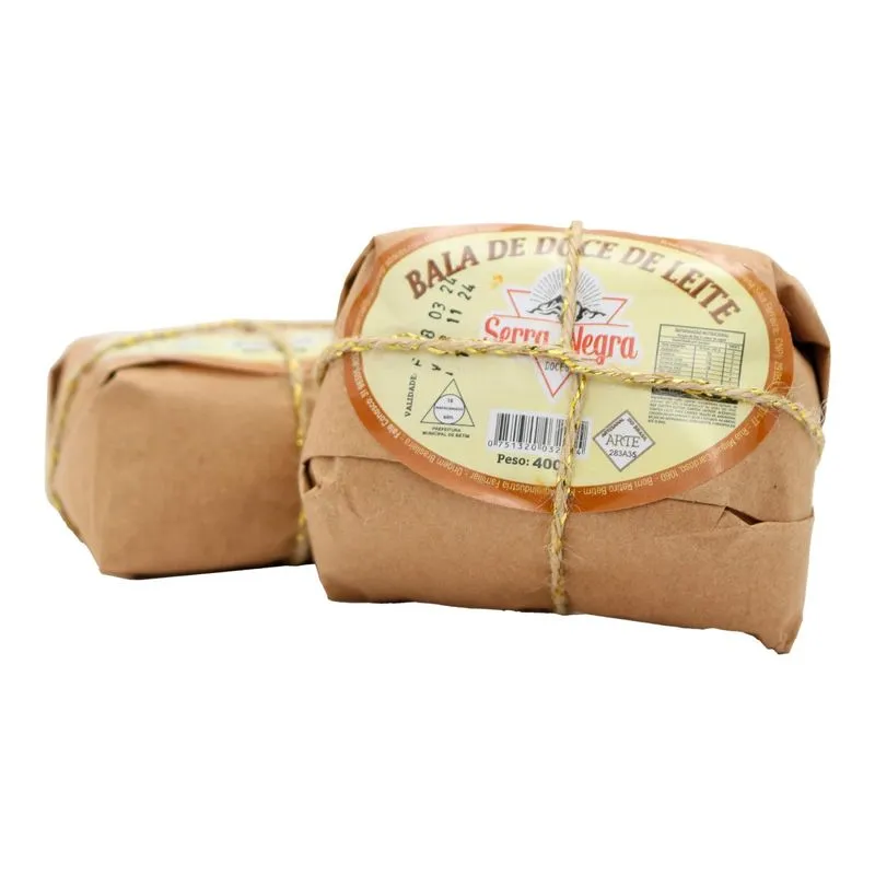 Bala De Doce De Leite Cremoso Embrulhada 400g