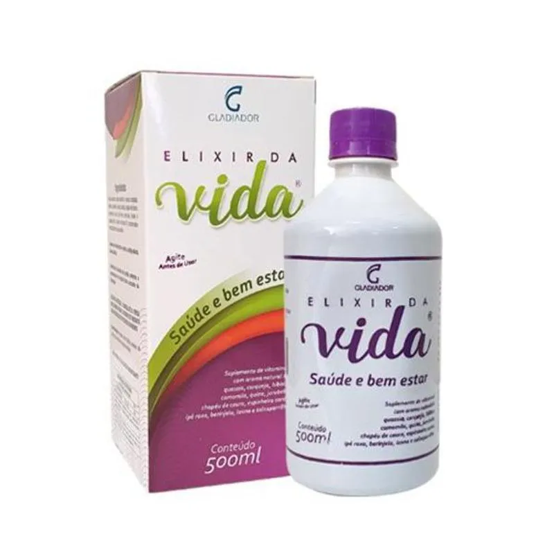 Elixir Da Vida 500ml Gladiador